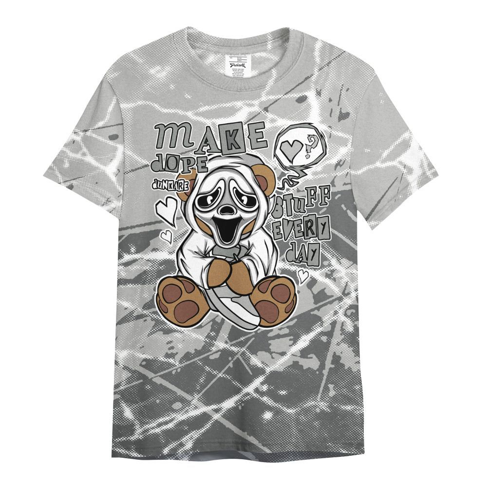 Shirt To Match Retro Wet Cement 4s - Make Dopes Bear Profound All Over Print