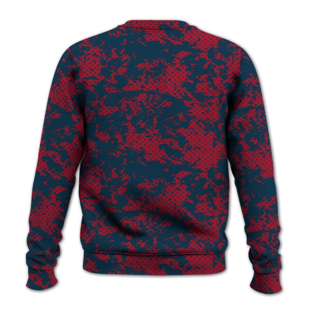 Sweatshirt To Match Mid Multi Color 2022 1s - Show Me The Money Retro All Over Print