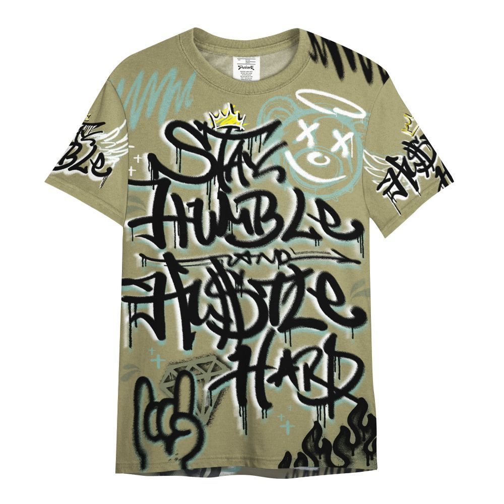 Shirt To Match Dunk Low Suede Olive Aura - Humble Drip Streetwear Graffity All Over Print