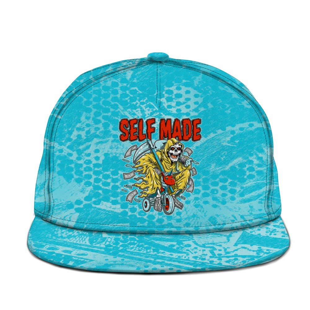 Snapback To Match Dunk Low KD 17 N7 - Self Make Skeleton Banknotes Art Graphic