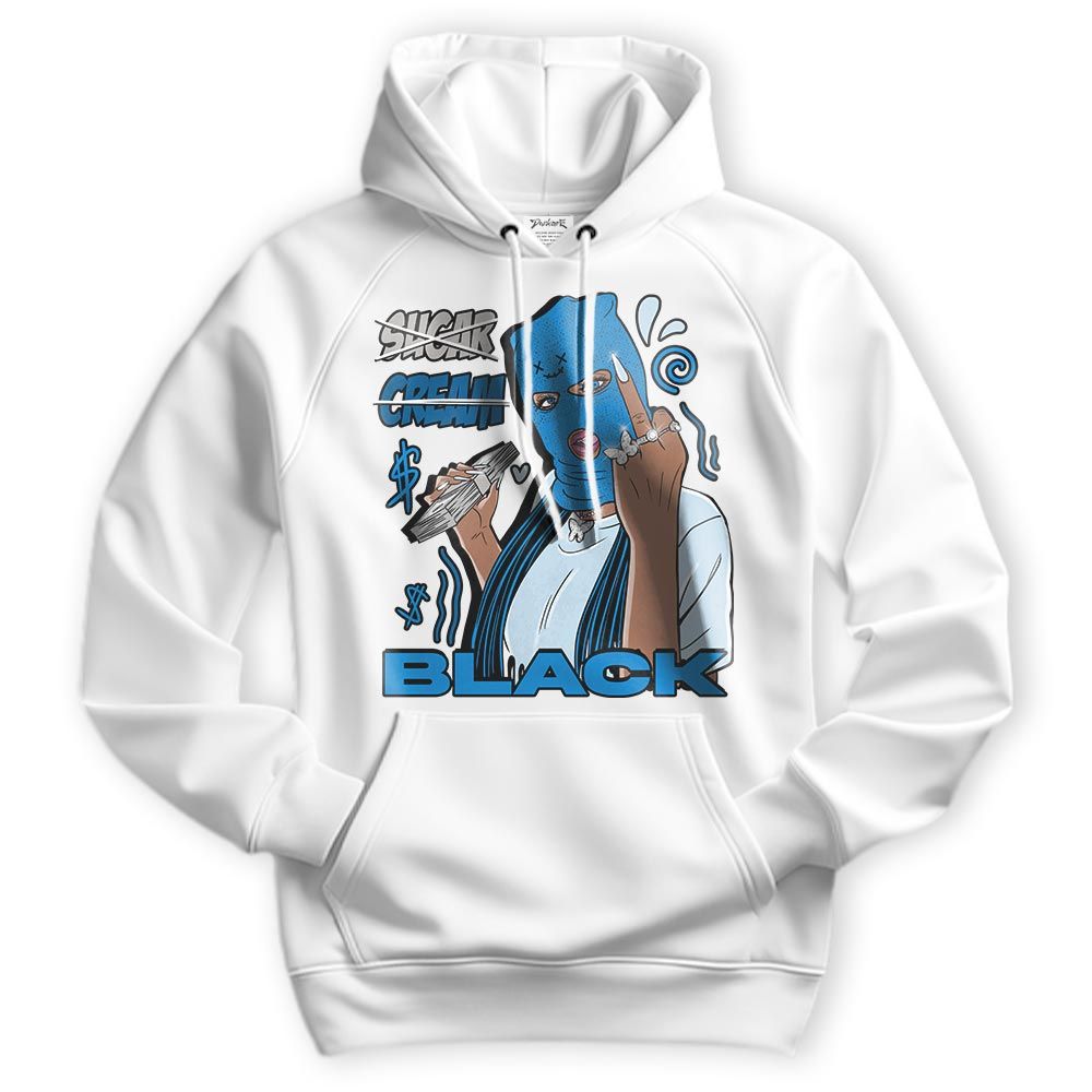 Sweatshirt To Match Industrial Blue 4s Hoodie - Black Sugarcream Unique Hoodie Unisex