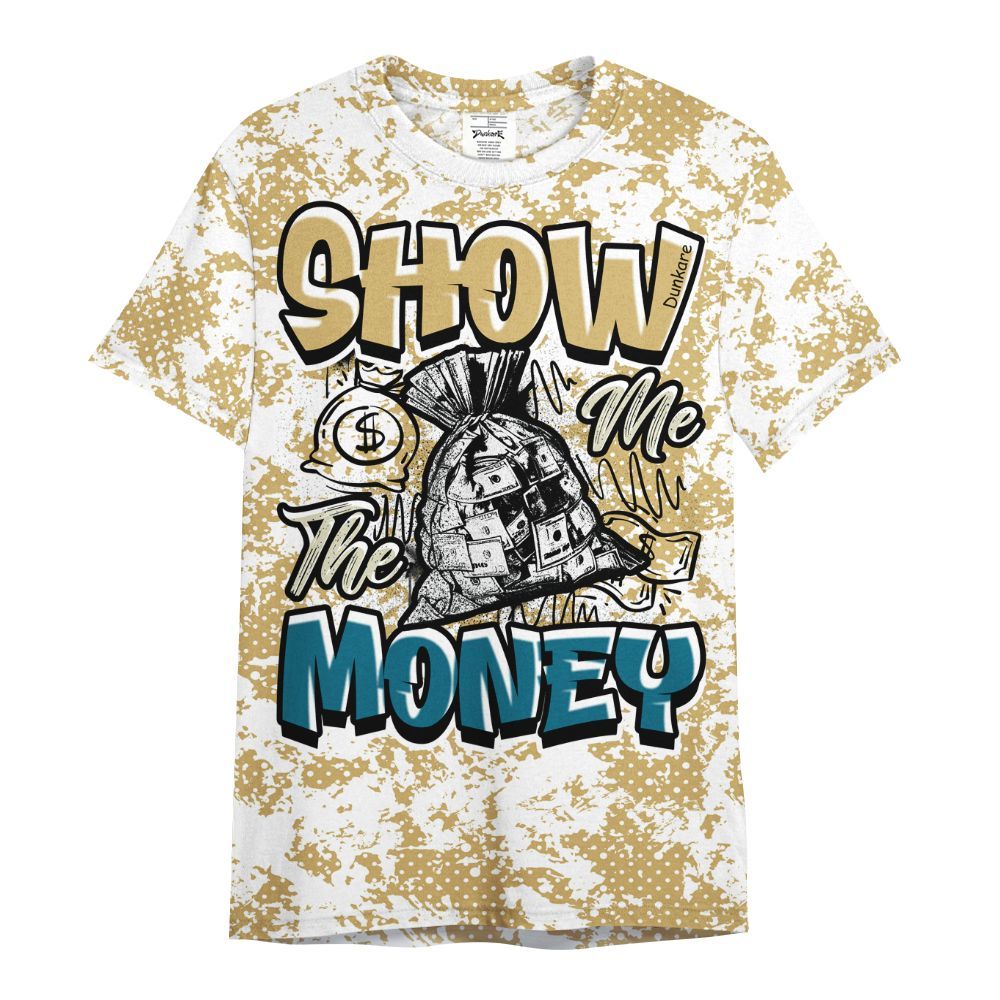 Shirt To Match Retro Cacao Wow 4s - Show Me The Money Retro All Over Print