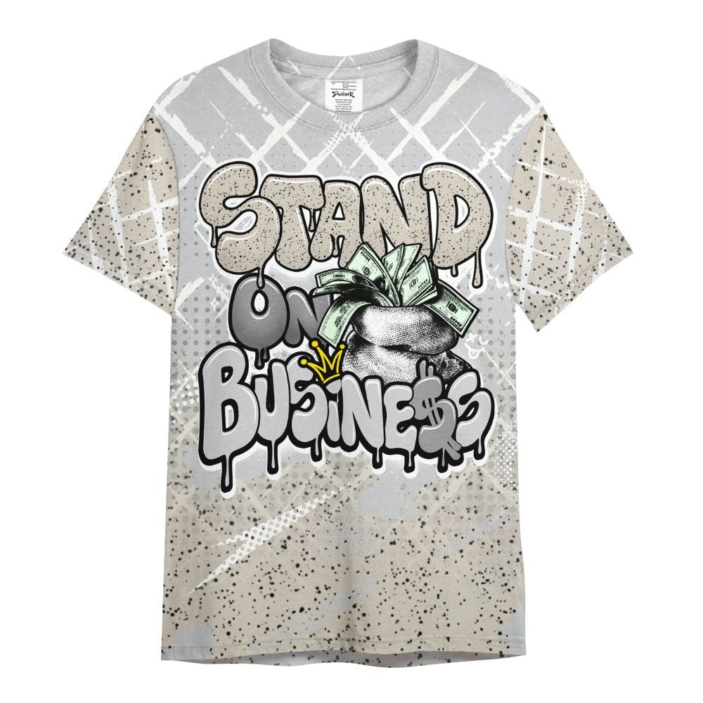 Shirt To Match Metallic Silver 2024 5s - Halftone Stand Business Dripping All Over Print
