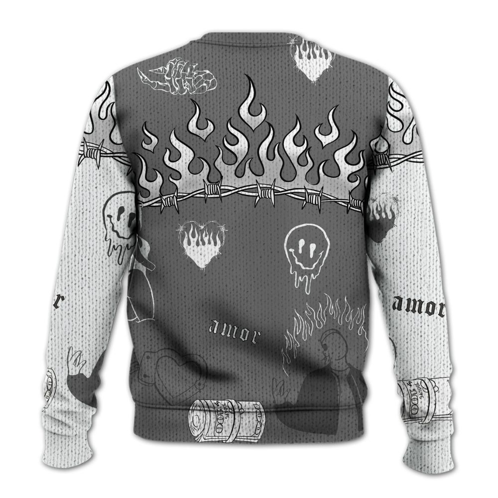 Knitted Sweater To Match Retro Stealth 12s - Snake Trust No One