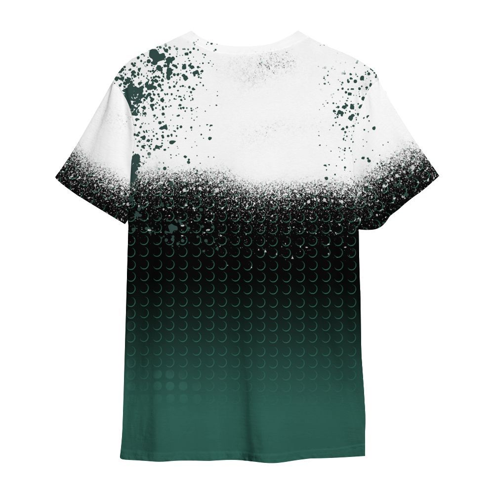 Shirt To Match RM Oxidized Green 4s - Halftone Time Is Money All Over Print