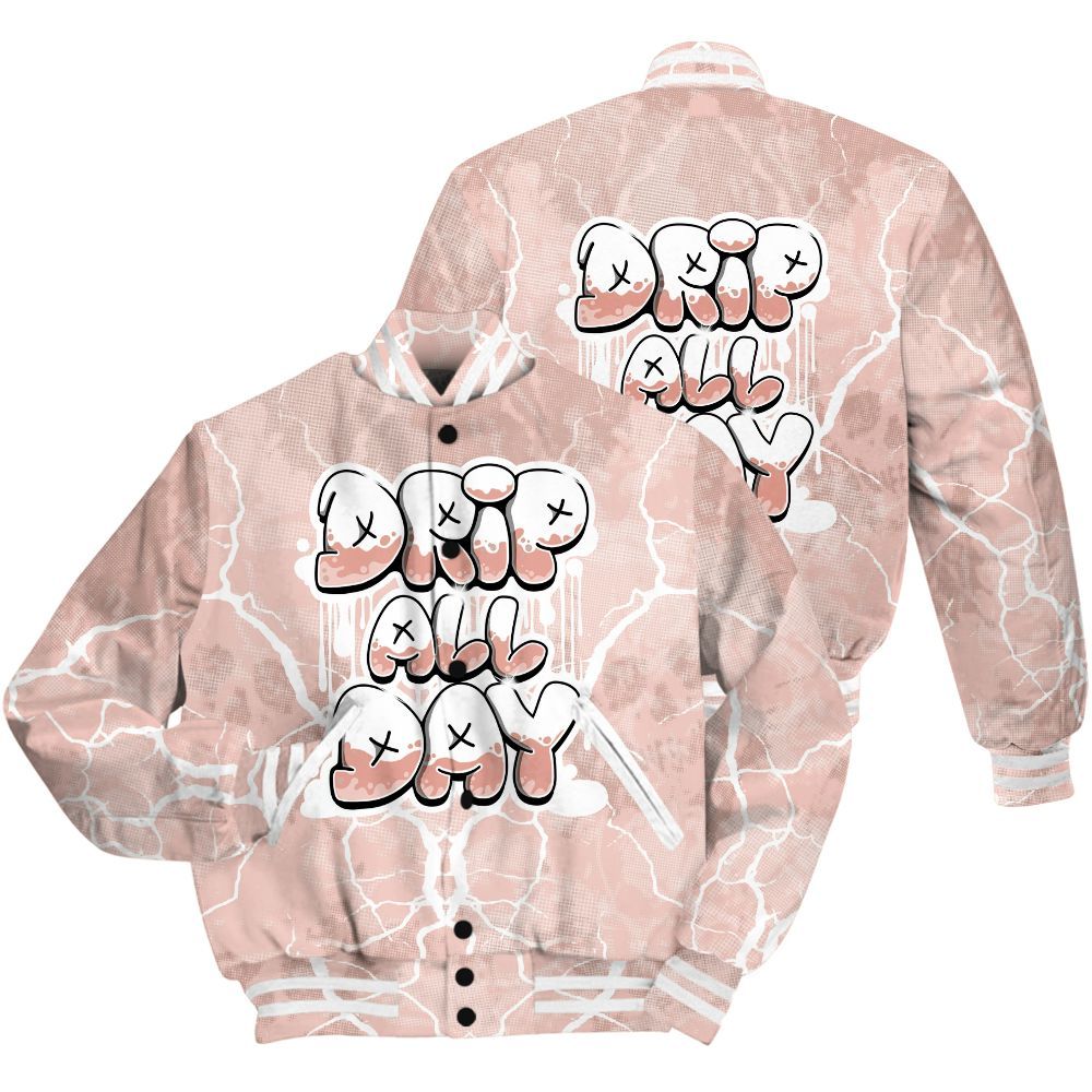Varsity Jacket To Match Low Legend Pink 11s Shirt - DRIPPIN Days Graphic Halloween All Over Print