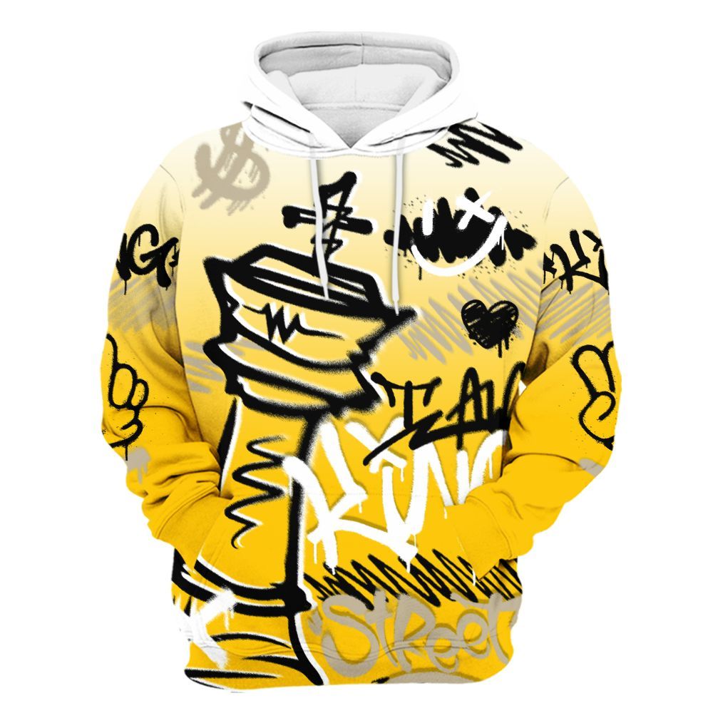 Hoodie To Match Vivid Sulfur 4s - Street King Chess Streetwear All Over Print