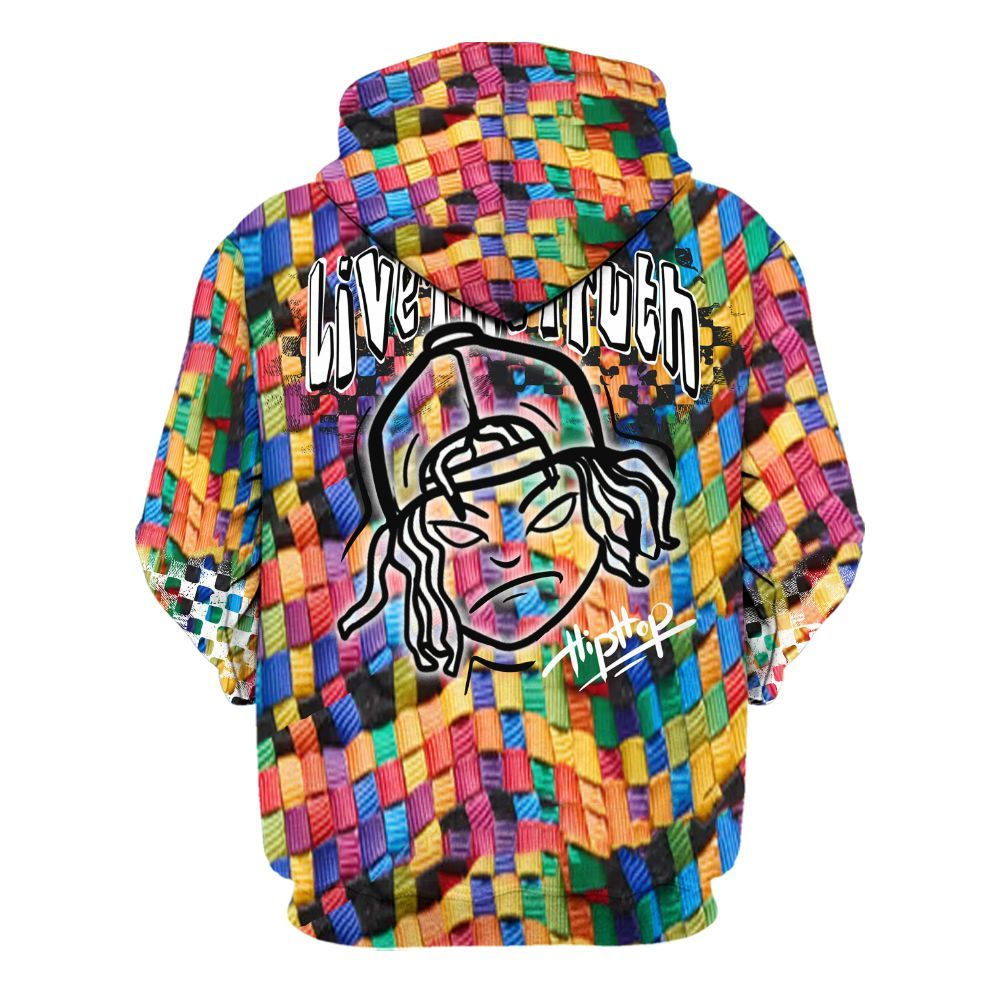Hoodie To Match Air Rainbow Weave - Feel Life Street Style All Over Print