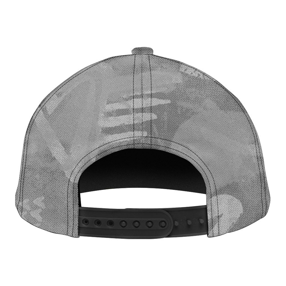 Snapback To Match Black Wolf Grey 12s - Sincere Fondness Bear Graphic