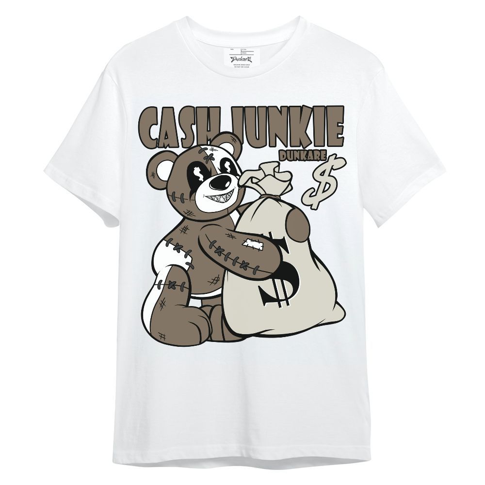 Shirt To Match Low OG Dark Mocha 1s - Cashs Junkie Bear Unisex Shirt