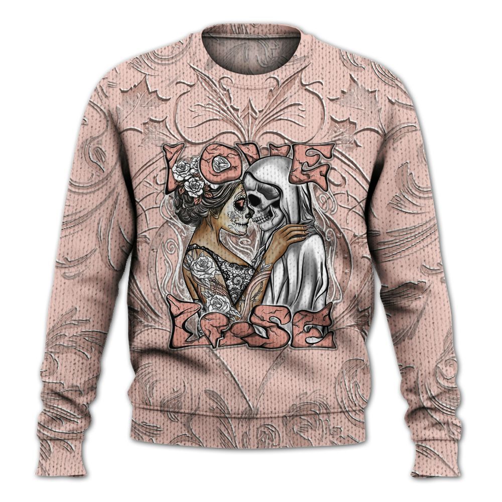 Knitted Sweater To Match Low Legend Pink 11s - Loves Lose Gothic