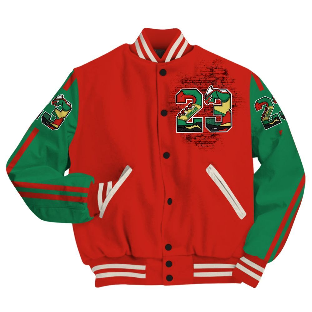 Varsity Jacket To Match Retro El Vuelo 3s - Custom Name Number 23 5s All Over Print