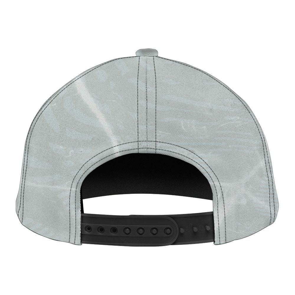Snapback To Match Black Wolf Grey 12s - Havok Bear Graphic