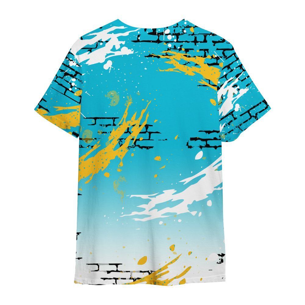 Shirt To Match Retro Aqua 5s - Values Of Loyalty Drip All Over Print