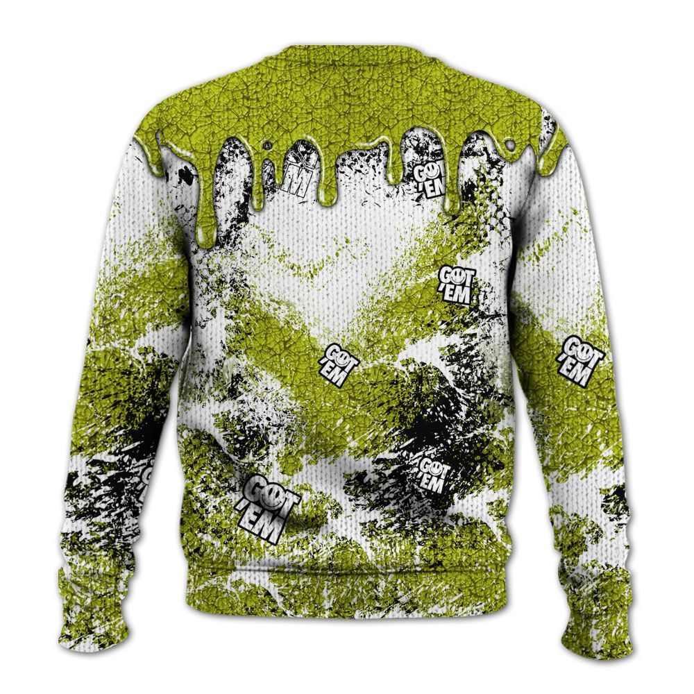 Knitted Sweater To Match Dunk Low QS Halloween Skull - Dripping 23 Drip