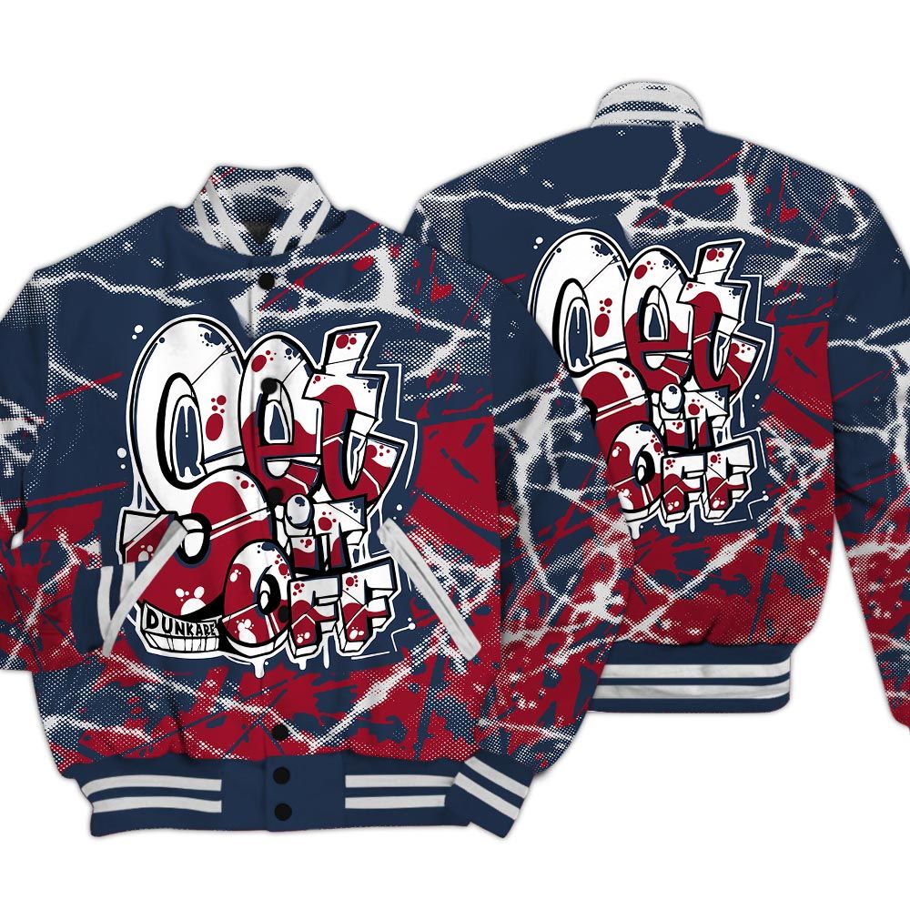 Varsity Jacket To Match Navy Blue 2024 6s - Set It Off Profound Graphic Varsity Jacket Unisex