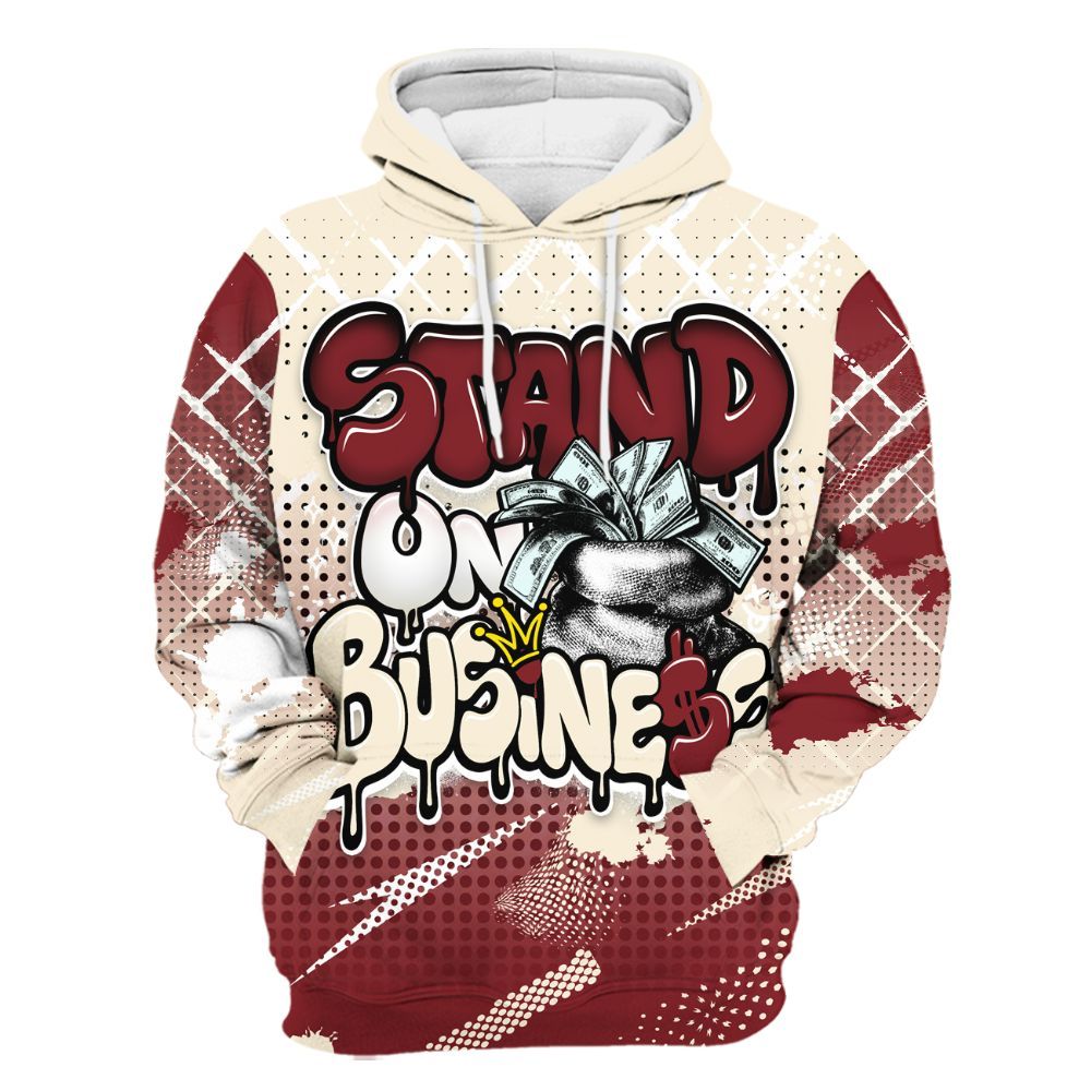 Hoodie To Match Valentine's Day 2026 4s - Halftone Stand Business Dripping All Over Print