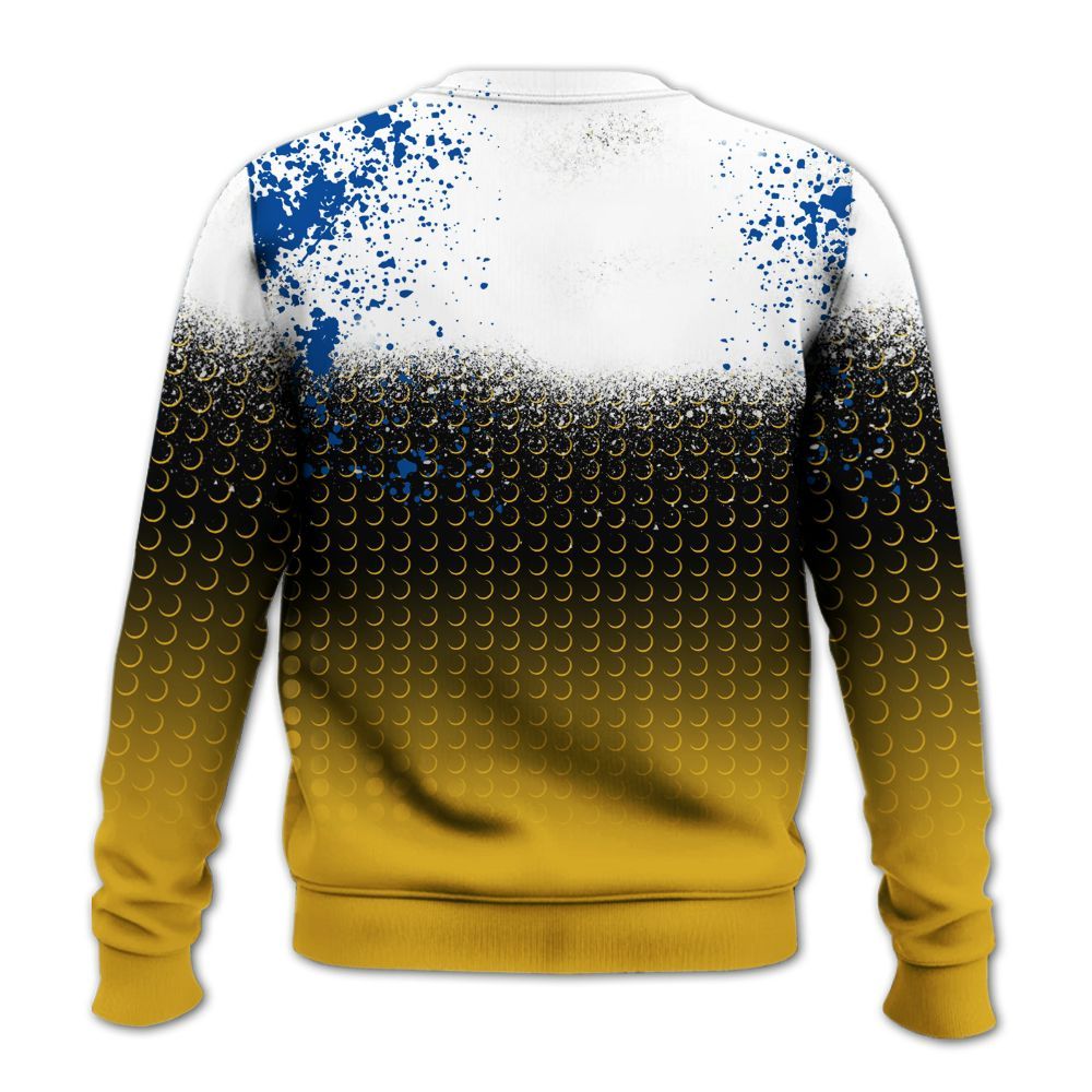 Sweatshirt To Match High Laney 1s - Halftone Time Is Money All Over Print