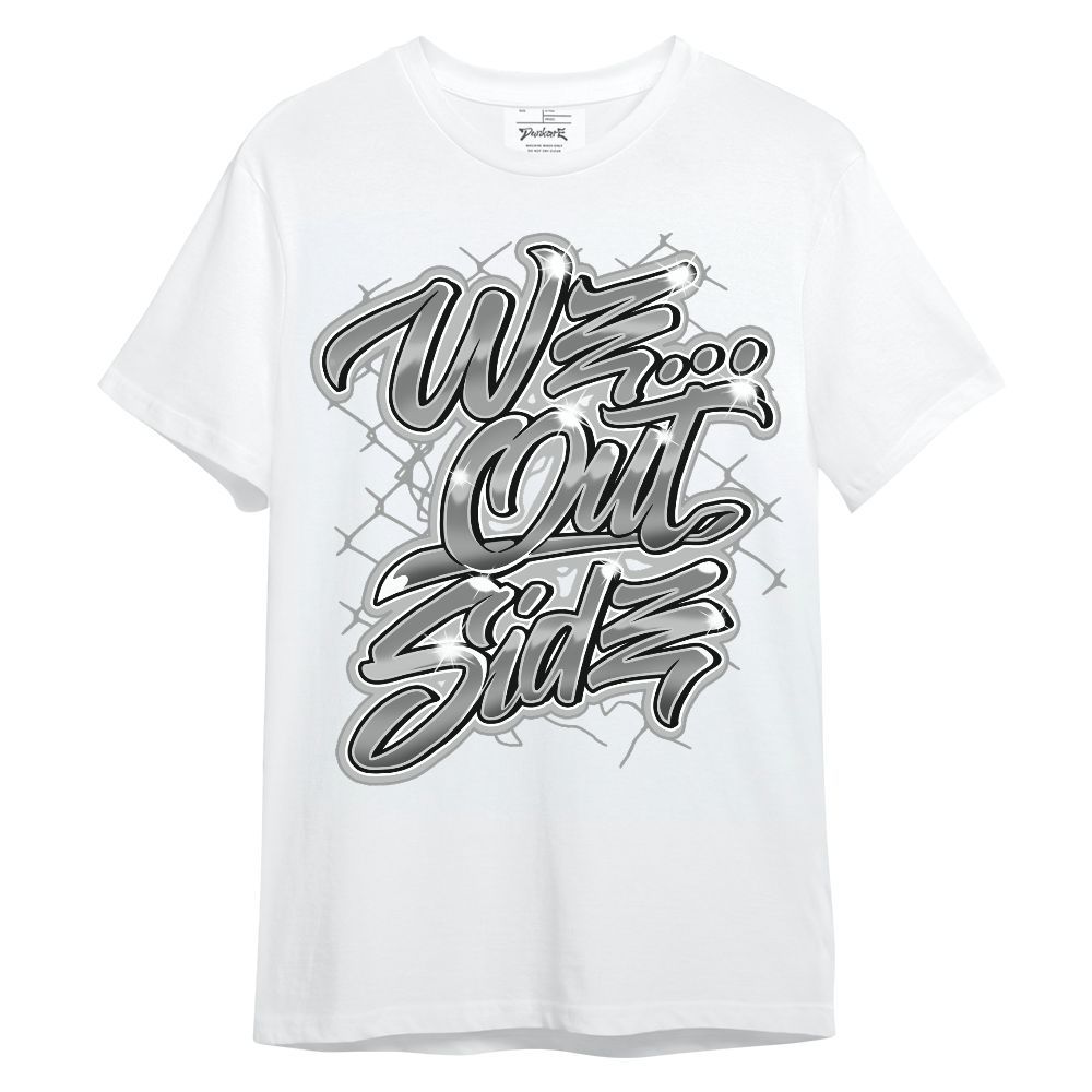 Shirt To Match Black Wolf Grey 12s - We OutSider Graphic Unisex Shirt