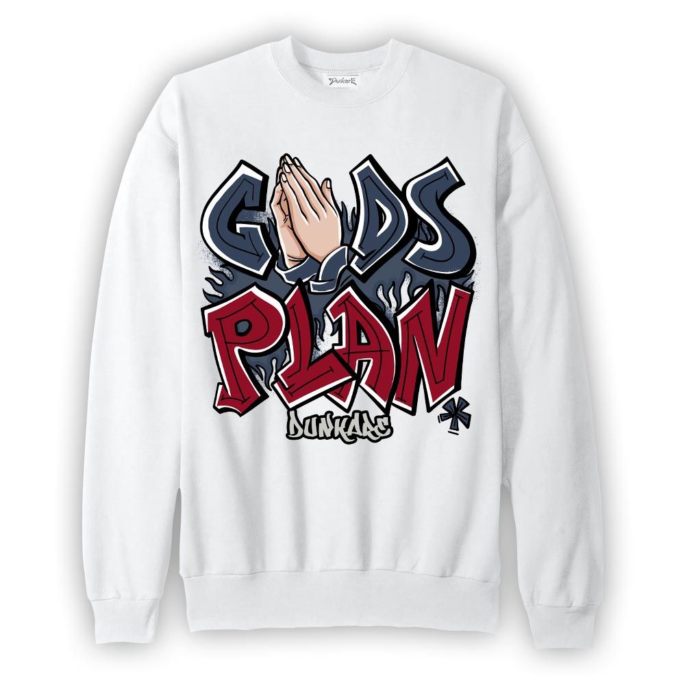 Sweatshirt To match Retro Olympic 6s Sweatshirt - Gods Plan Graffiti Graphic