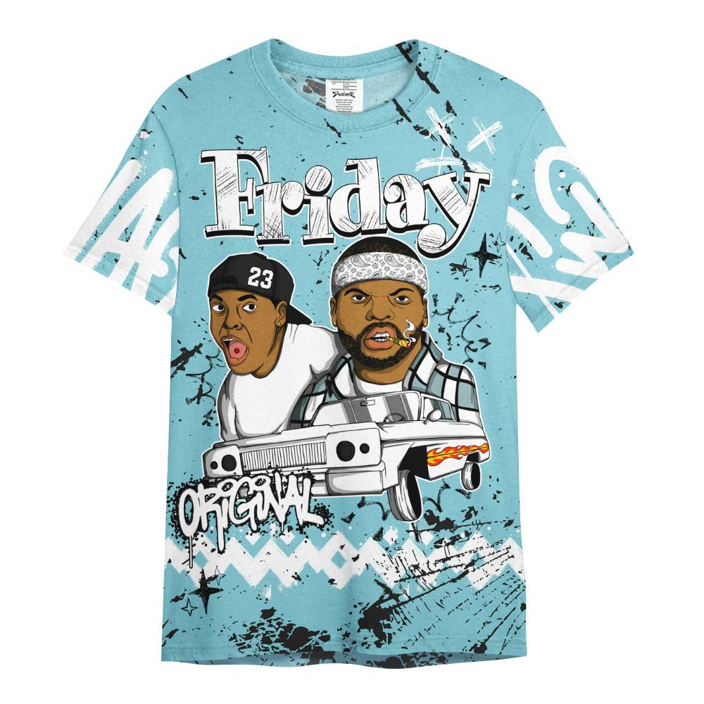Shirt To Match Low Legend Blue 11s - Friday Sneaker Crayon All Over Print