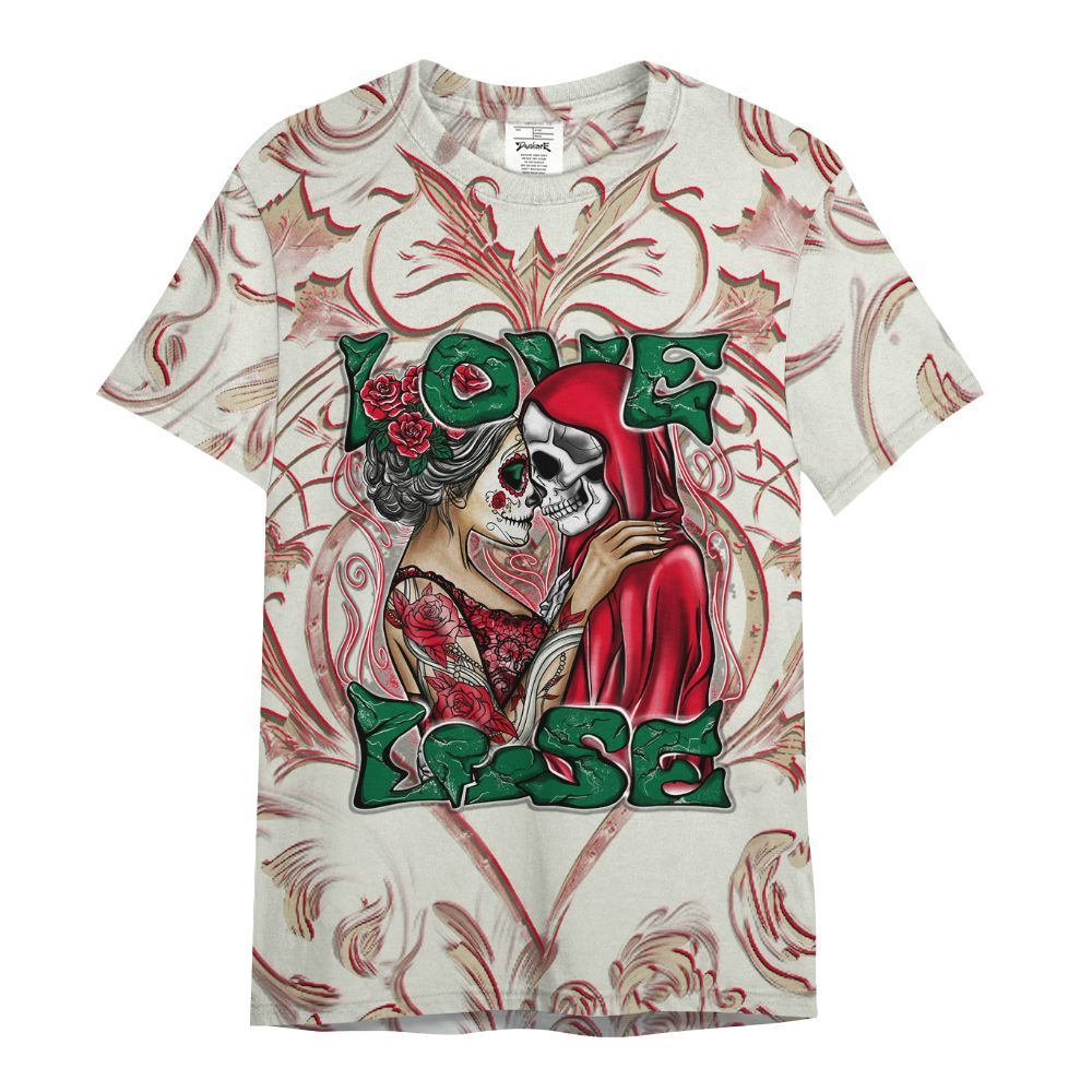 Shirt To Match El Grito 5s - Loves Lose Gothic All Over Print