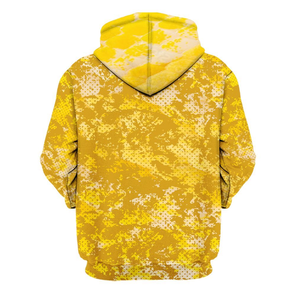 Hoodie To Match Low Yellow Python 11s - Show Me The Money Retro All Over Print