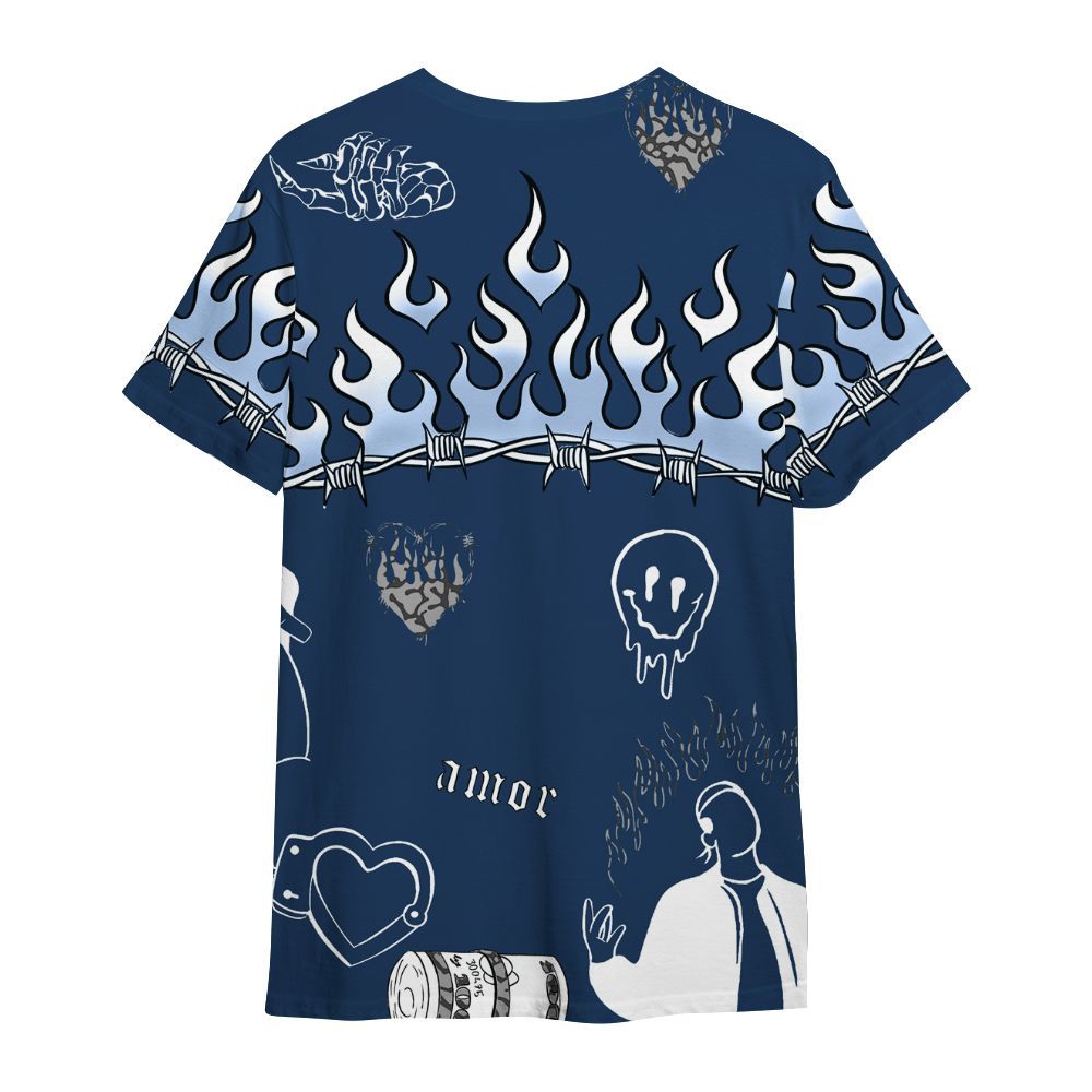 Shirt To Match SP Sport Royal 3s - Snake Trust No One All Over Print