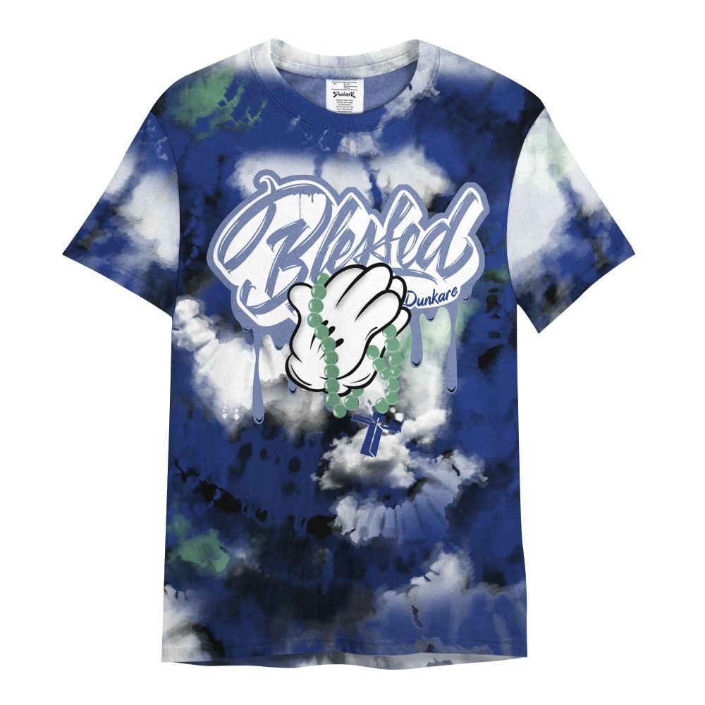 Shirt To Match Dunk Low Tennis Classic - God Blessed Tie Dye All Over Print