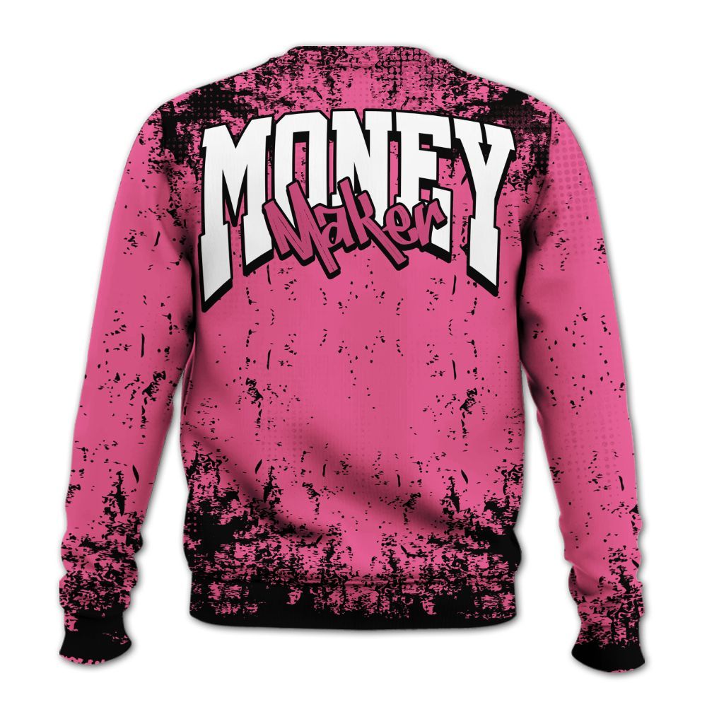 Sweatshirt To Match Air Max SNDR Hyper Pink - Move In Silence Money Street Retro All Over Print