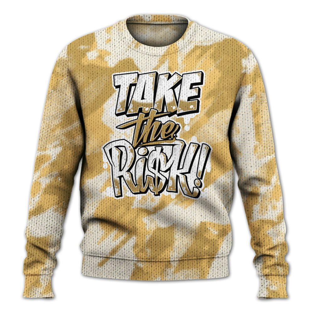 Knitted Sweater To Match Craft Paris 6s - Take Risks Abstract