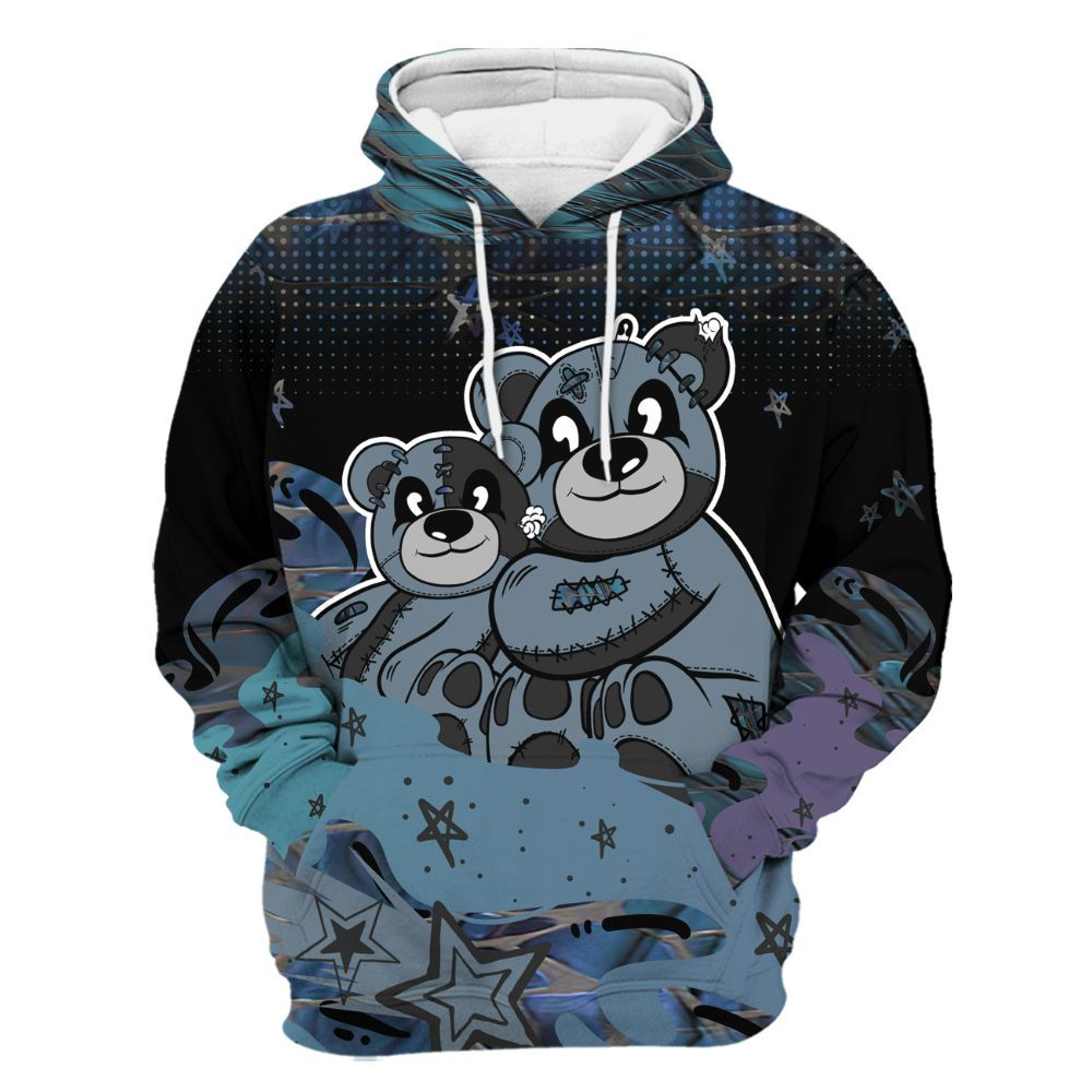 Hoodie To Match Air Foamposite Kazuya Mishima - Sincere Fondness Bear Stars All Over Print
