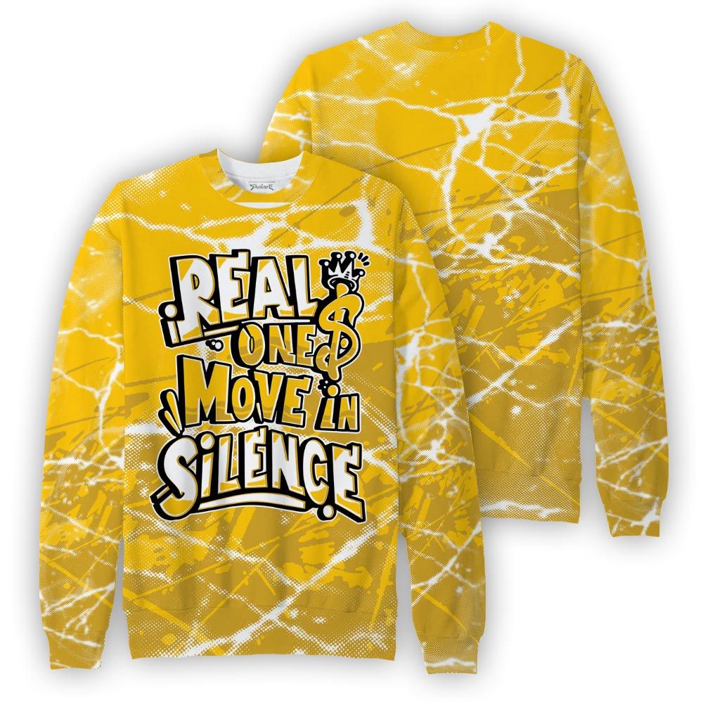 Sweatshirt To Match Vivid Sulfur 4s Sweatshirt - Ones Move In Silence Graphic Profound Sweatshirt Unisex