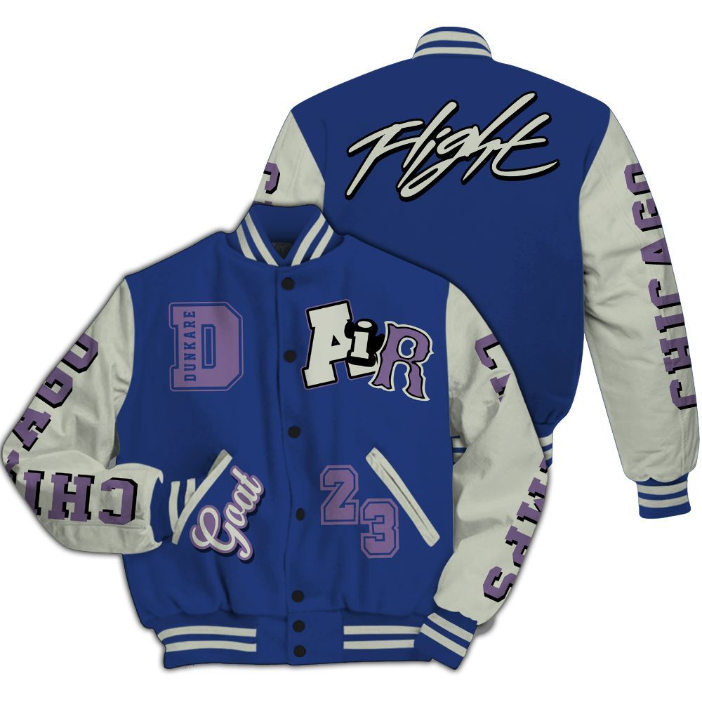 Varsity Jacket To Match Low OG Voodoo Alternate 1s - AIR Number 23 GOAT All Over Print