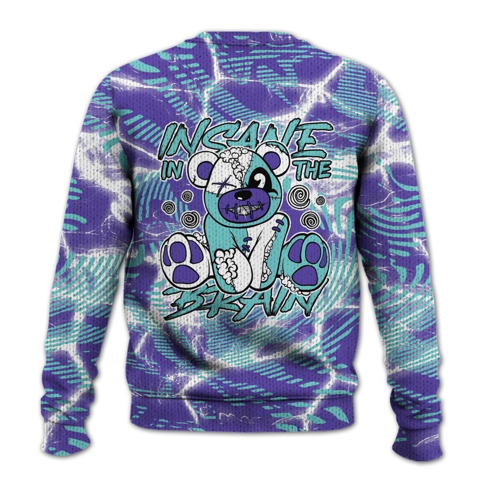 Knitted Sweater To Match Low Hornets 1s - Insanes Bear Fume