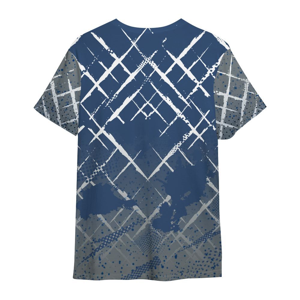 Shirt To Match Midnight Navy 4s - Halftone Stand Business Dripping All Over Print