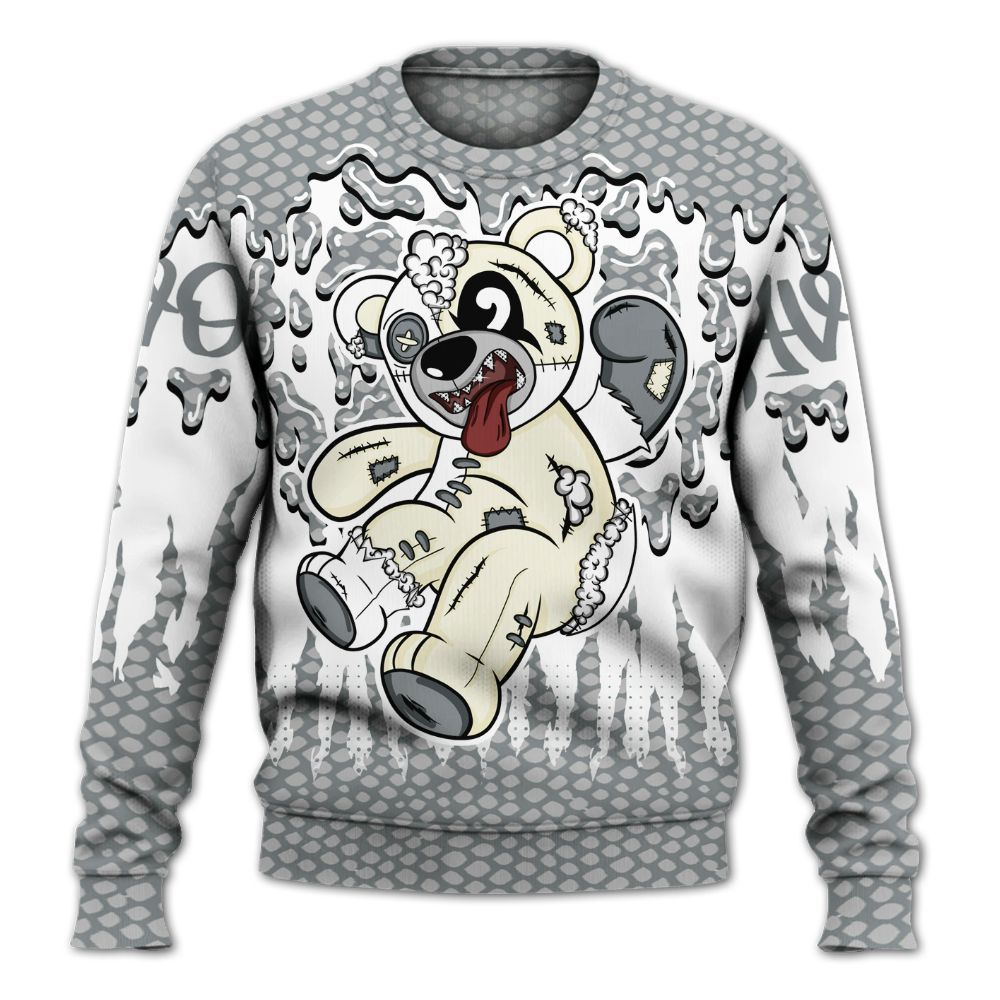 Sweatshirt To Match Low CNY Year Of The Snake 11s - Havok Bear Dripping All Over Print