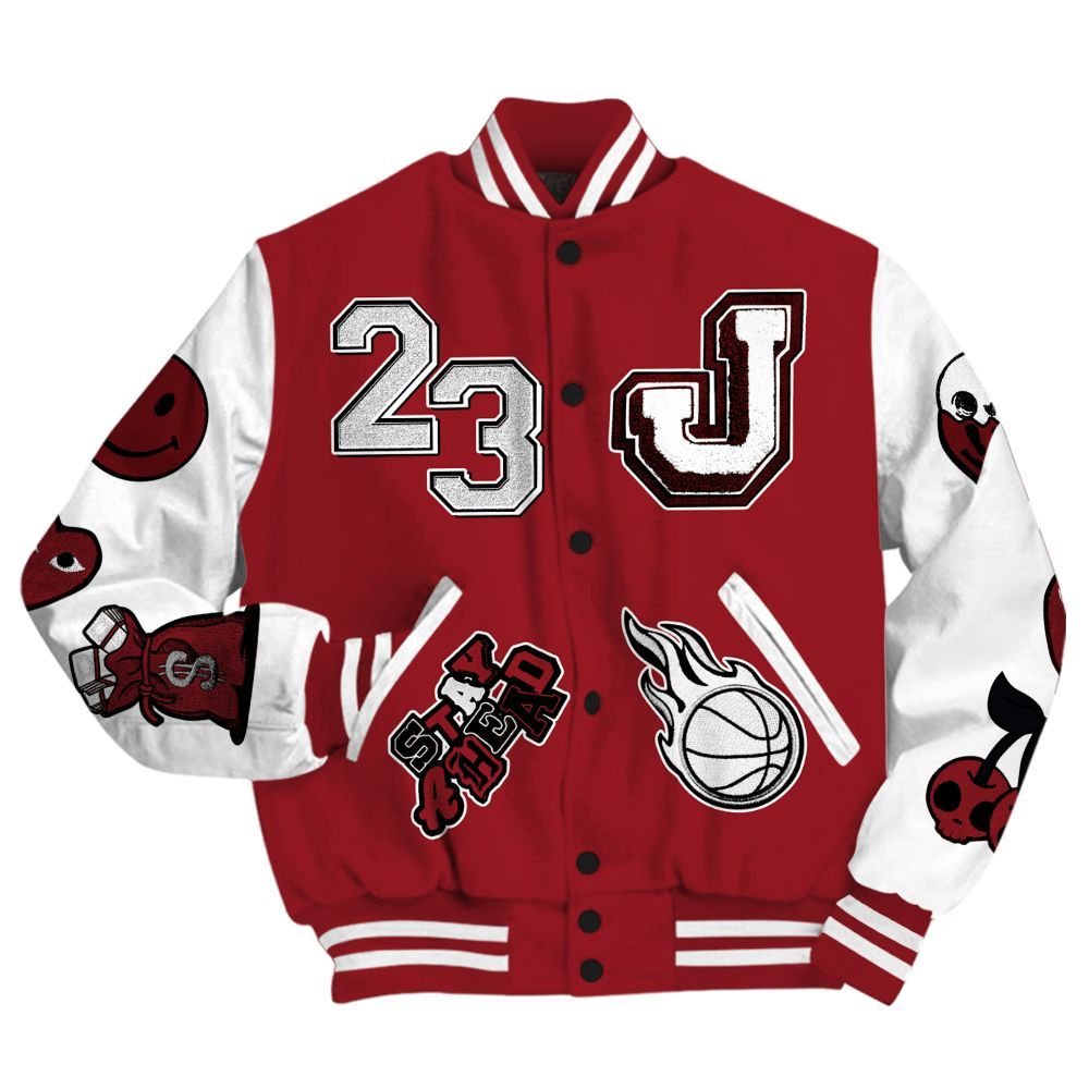 Varsity Jacket To Match High Black Toe Reimagined 1s - Hustles Money Number 23 All Over Print