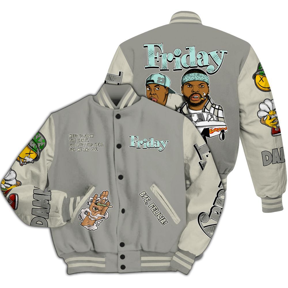 Varsity Jacket To Match Low OG Year Of The Snake 1s - Friday Sneaker Stress Style All Over Print