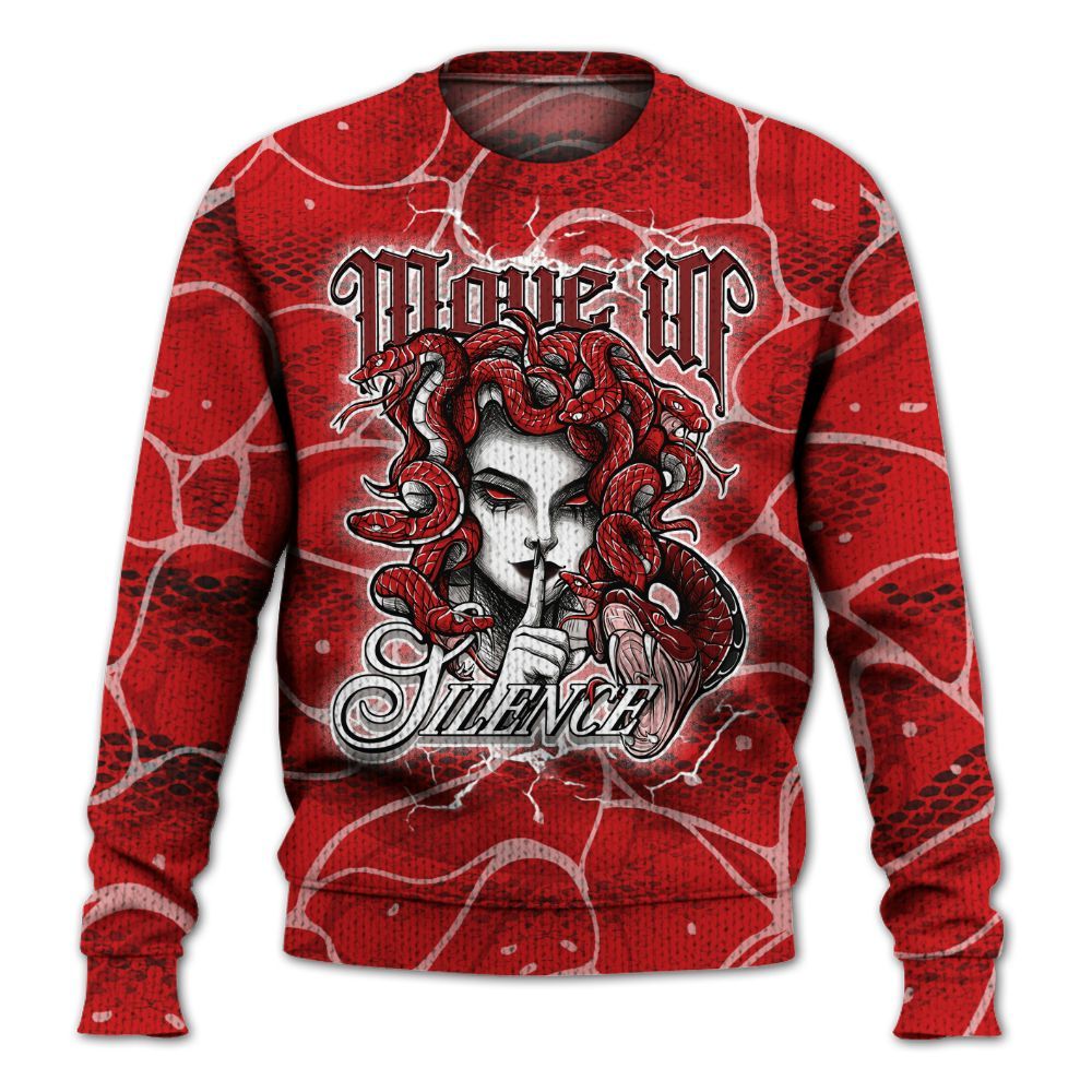 Sweater To Match Low Bred 11s - Girl Move In Silence Graphic