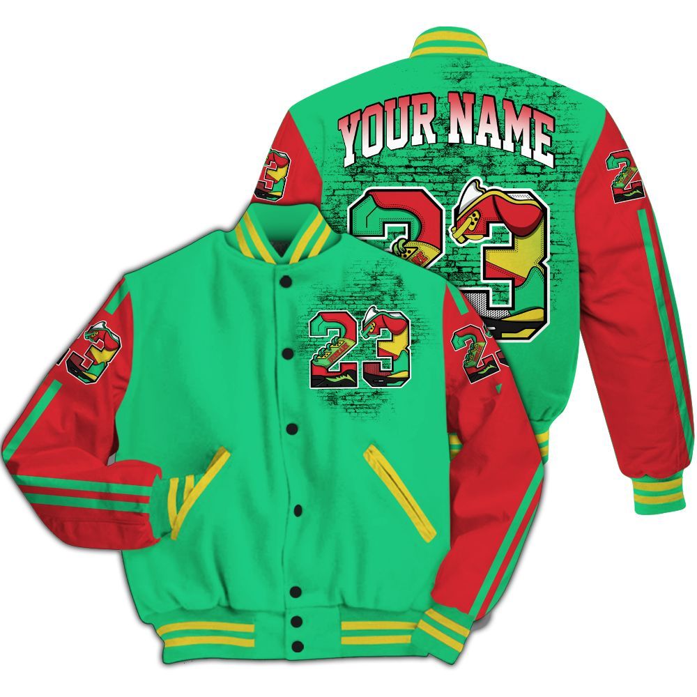 Varsity Jacket To Match Ja 3 Jurassic Park Explorer - Custom Name Number 23 5s All Over Print
