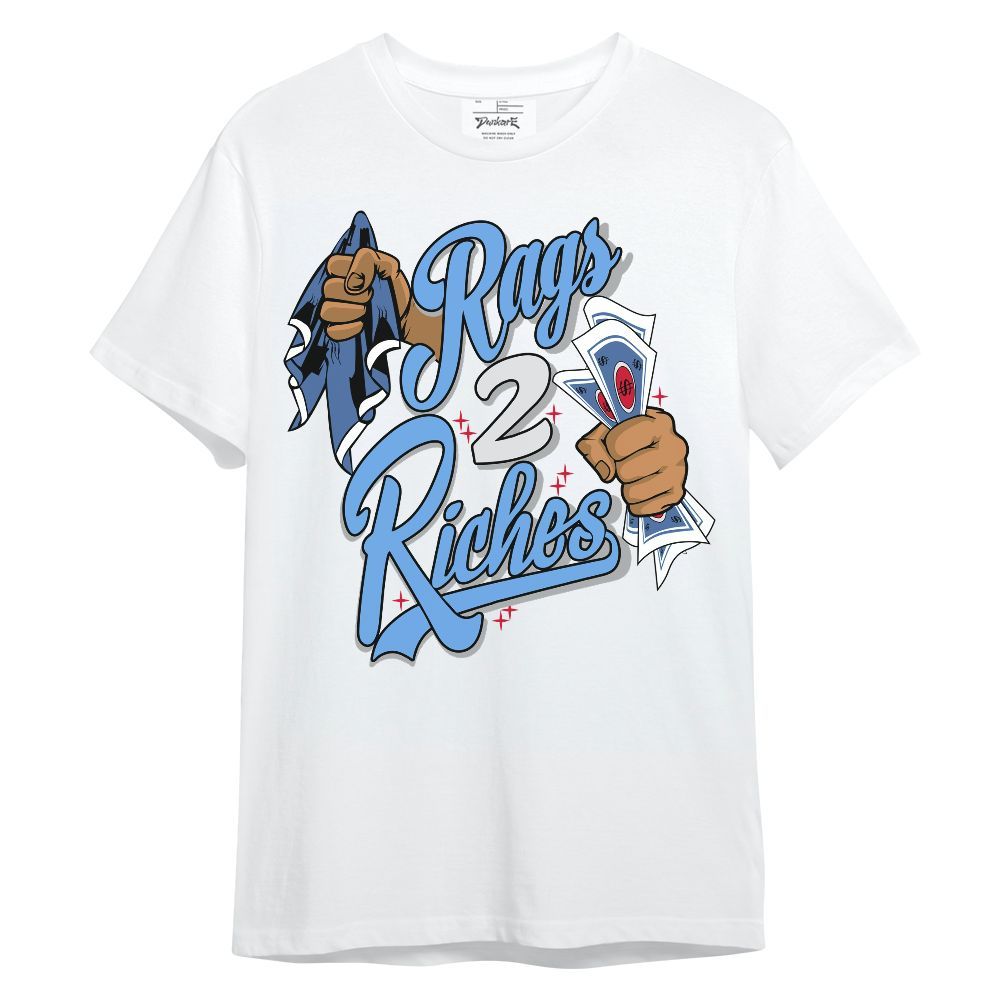Shirt To Match University Blue 6s - Rag 2 Riches Unisex Shirt