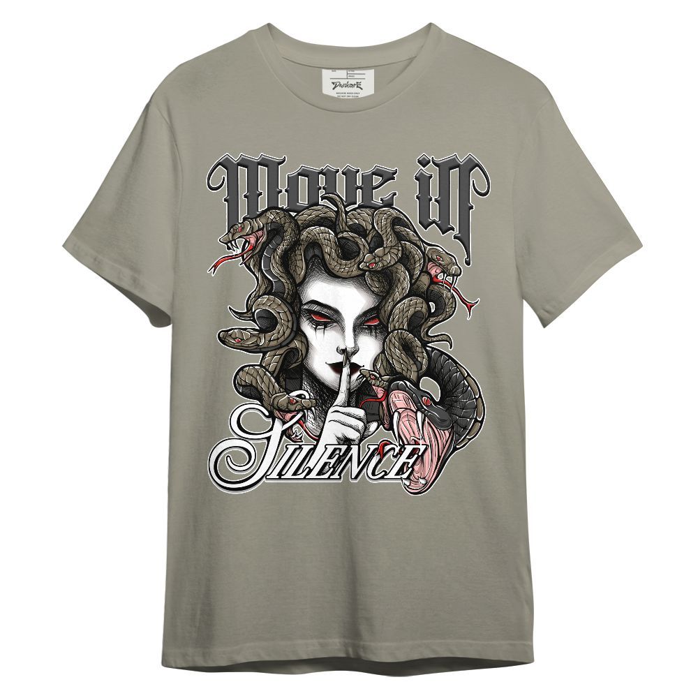 Shirt To Match Olive 9s - Girl Move In Silence Graphic