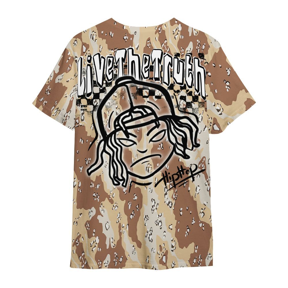 Shirt To Match Desert Camo 3s - Feel Life Street Style All Over Print