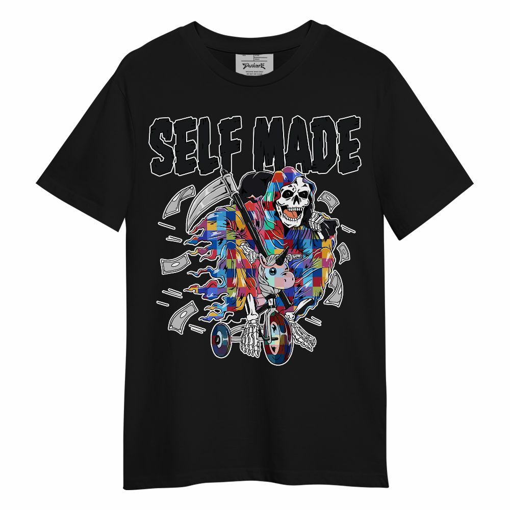 Shirt To Match Air Rainbow Weave - Self Make Skeleton Unisex Shirt