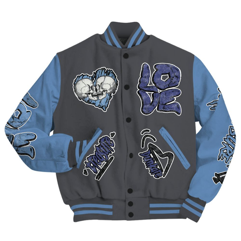 Varsity Jacket To Match Air Max 95 Stash - Skull Bear All Over Print