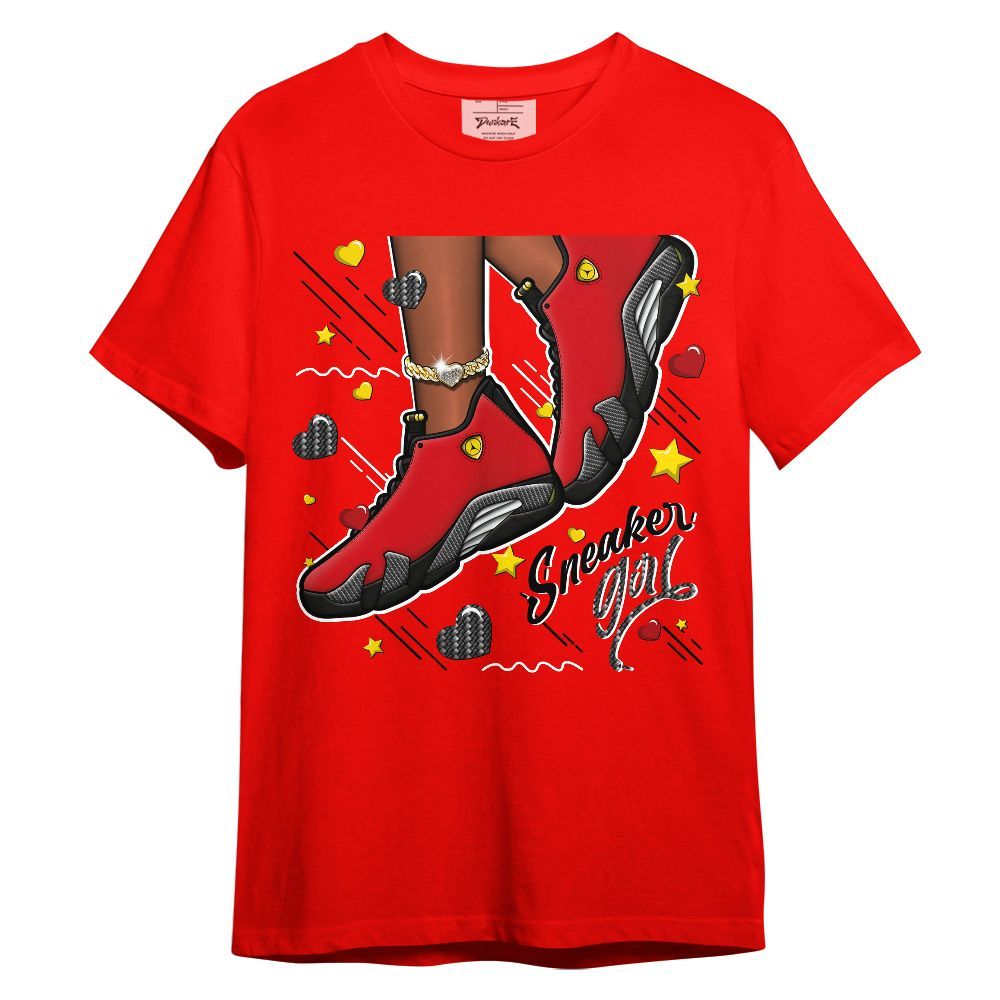 Shirt To Match Ferrari 14s - SNEAKER Girl Heart Flying Graphic