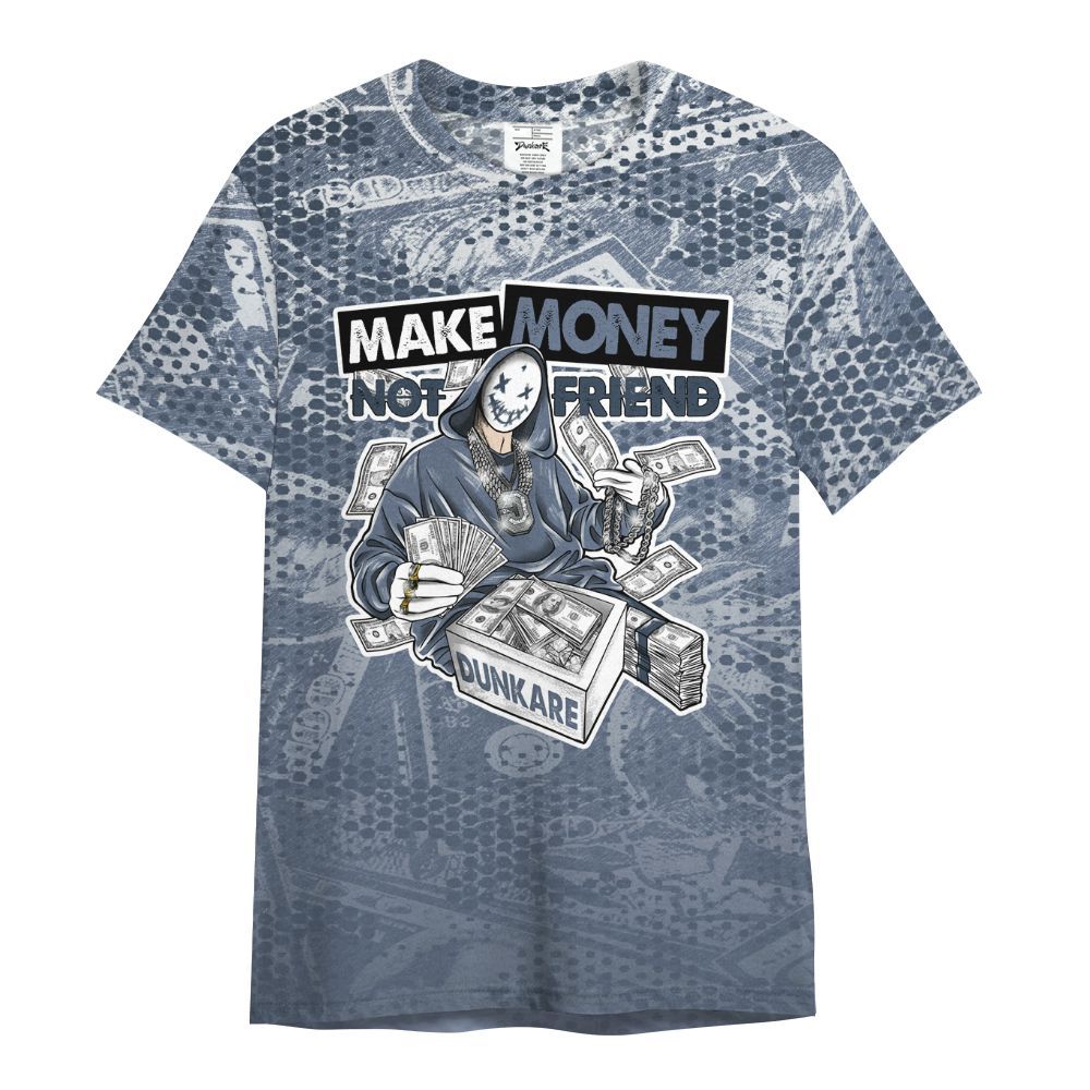 Shirt To Match Low Diffused Blue 11s - Make Moneys Unique All Over Print