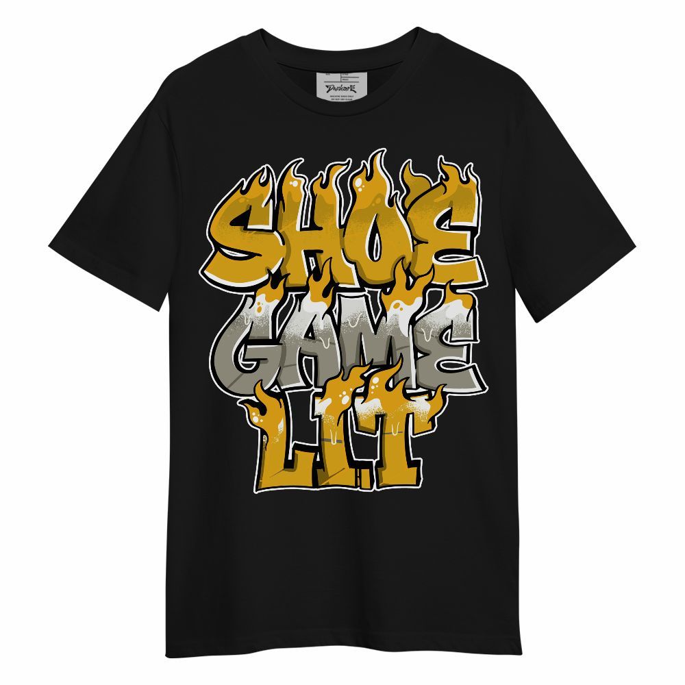 Shirt To Match Vivid Sulfur 4s - Shoe Game Lit Graphic Unisex Shirt