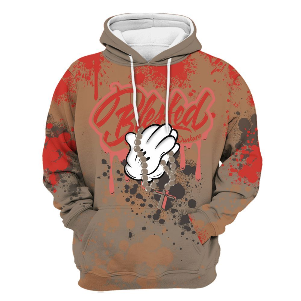 Hoodie To Match Air Max Rocky Distressed - God Blessed Ink Drip All Over Print
